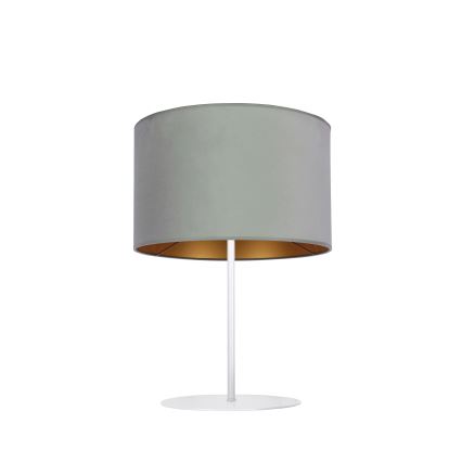 Duolla - Eπιτραπέζιο φωτιστικό ROLLER 1xE14/15W/230V διάμετρος 20 cm ανοιχτό πράσινο/χρυσό