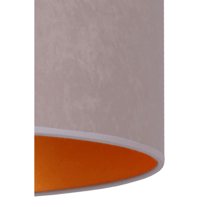 Duolla - Eπιτραπέζιο φωτιστικό ROLLER 1xE14/15W/230V διάμετρος 20 cm γκρι/χρυσό
