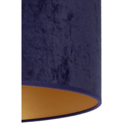 Duolla - Eπιτραπέζιο φωτιστικό ROLLER 1xE14/15W/230V διάμετρος 20 cm μπλε/χρυσό