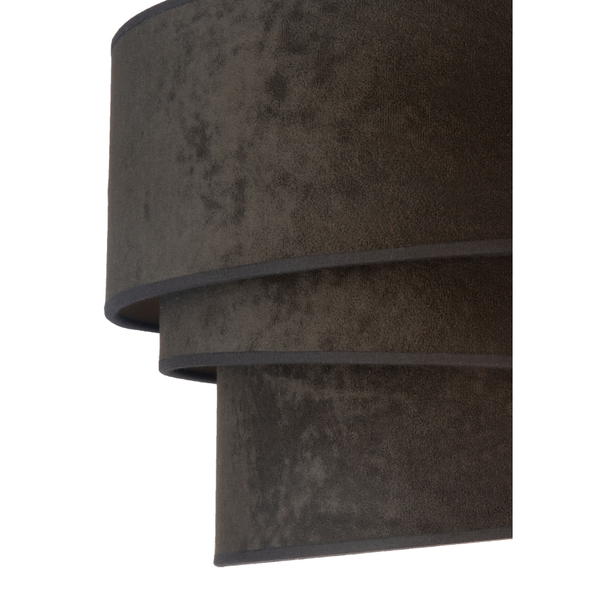 Duolla - Φωτιστικό οροφής DEVON 1xE27/40W/230V διάμετρος 45 cm μαύρο/χρυσό