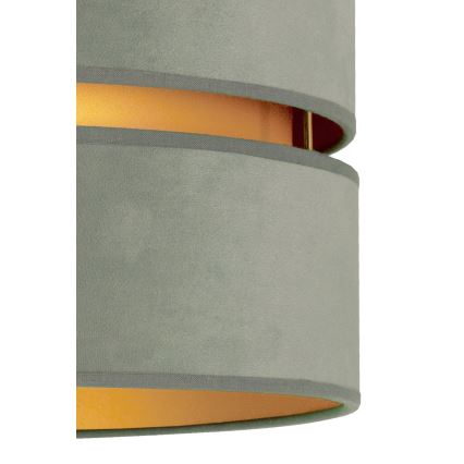 Duolla - Φωτιστικό οροφής DUO 1xE27/15W/230V διάμετρος 40 cm ανοιχτό πράσινο/χρυσό