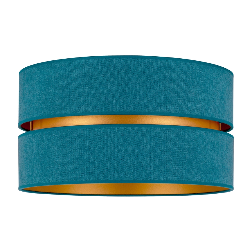 Duolla - Φωτιστικό οροφής DUO 1xE27/40W/230V διάμετρος 40 cm τουρκουάζ/χρυσό
