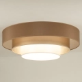 Duolla - Φωτιστικό οροφής LED LUNETA LED/26W/230V διάμετρος 60 cm 4000K καφέ/χρυσαφί/λευκό