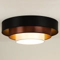 Duolla - Φωτιστικό οροφής LED LUNETA LED/26W/230V διάμετρος 60 cm 4000K μαύρο/χαλκός/λευκό