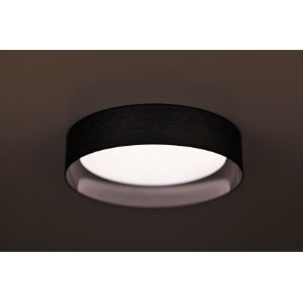 Duolla - Φωτιστικό οροφής LED ROLLER LED/24W/230V διάμετρος 45 cm ανθρακί