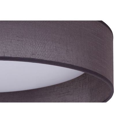 Duolla - Φωτιστικό οροφής LED ROLLER LED/24W/230V διάμετρος 45 cm ανθρακί