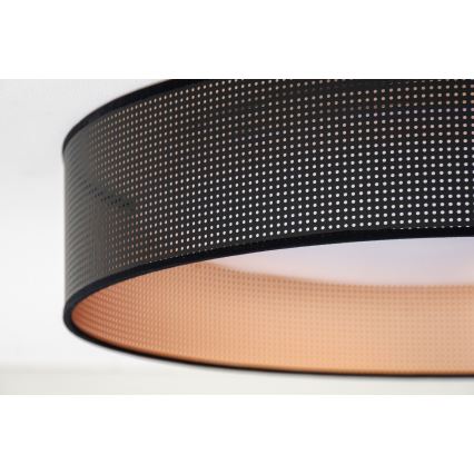 Duolla - Φωτιστικό οροφής LED ROLLER LED/24W/230V διάμετρος 45 cm μαύρο/χαλκός