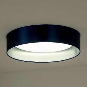 Duolla - Φωτιστικό οροφής LED ROLLER LED/24W/230V διάμετρος 45 cm μπλε/ασημί