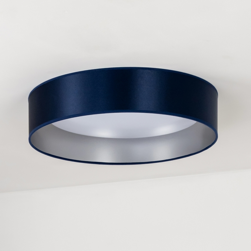 Duolla - Φωτιστικό οροφής LED ROLLER LED/24W/230V διάμετρος 45 cm μπλε/ασημί