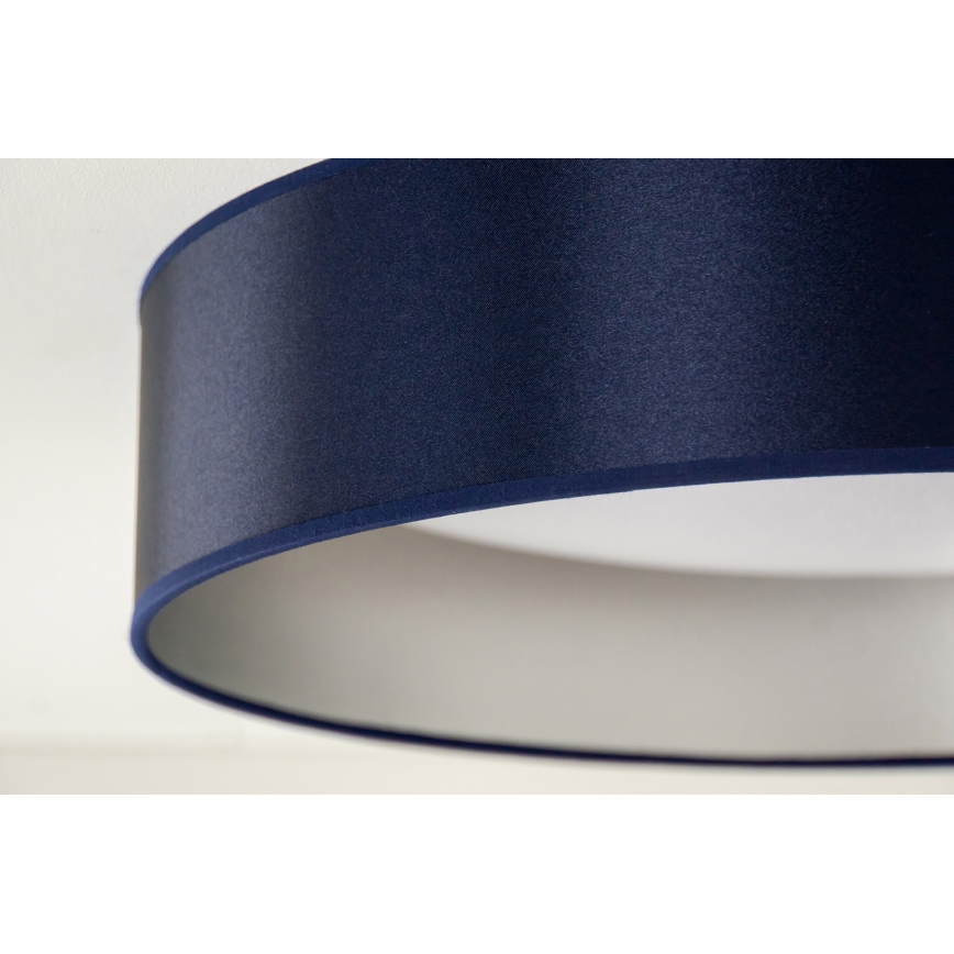 Duolla - Φωτιστικό οροφής LED ROLLER LED/24W/230V διάμετρος 45 cm μπλε/ασημί