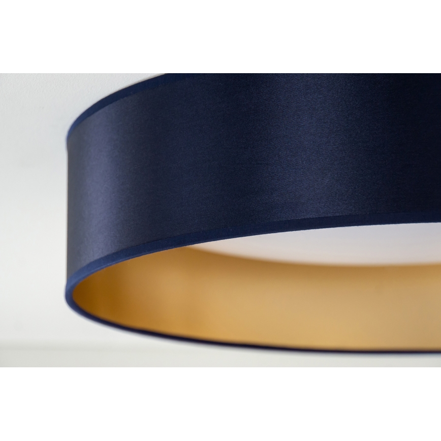 Duolla - Φωτιστικό οροφής LED ROLLER LED/24W/230V διάμετρος 45 cm μπλε/χρυσό