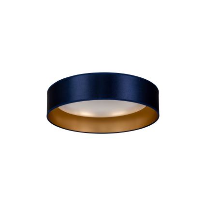 Duolla - Φωτιστικό οροφής LED ROLLER LED/24W/230V διάμετρος 45 cm μπλε/χρυσό