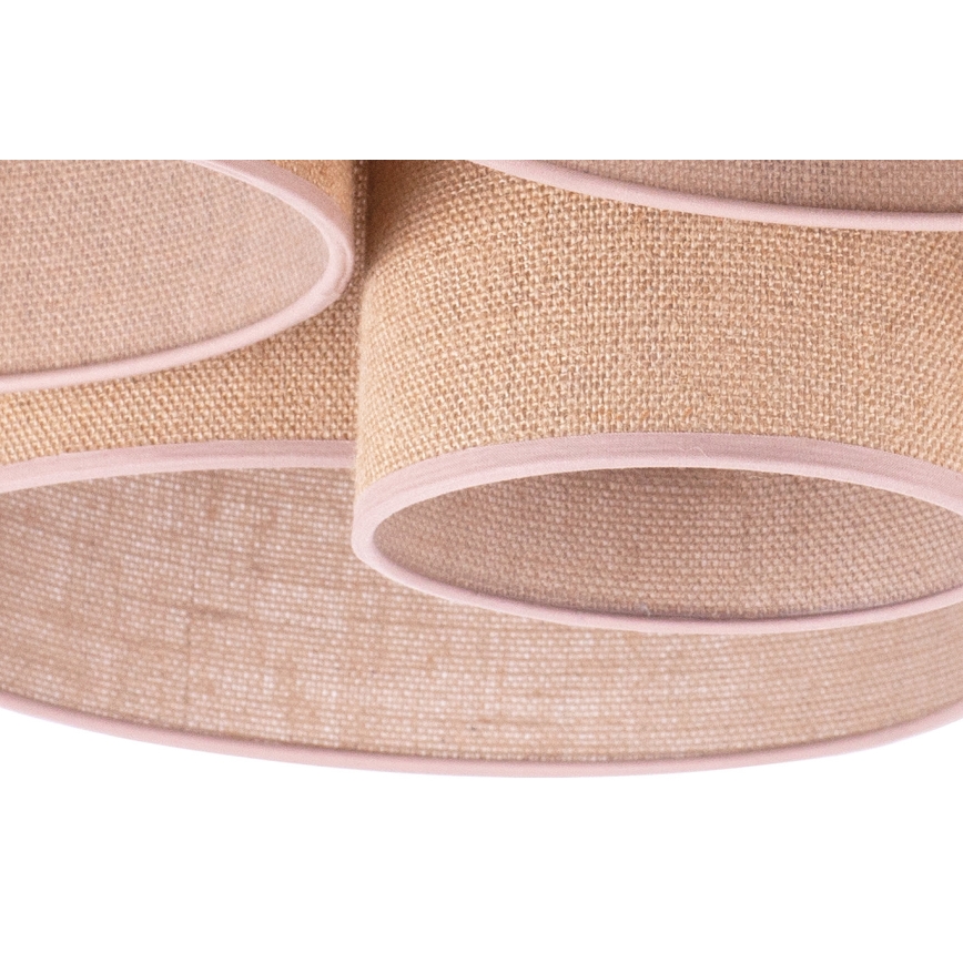 Duolla - Φωτιστικό οροφής ROLLER PENTO 5xE27/60W/230V μπεζ