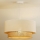Duolla - Φωτιστικό οροφής με καλώδιο BOHO 1xE27/40W/230V διάμ. 45 εκ. κρεμ/καφέ