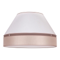 Duolla - Φωτιστικό οροφής AVIGNON 3xE27/15W/230V διάμετρος 60 cm λευκό/μπεζ