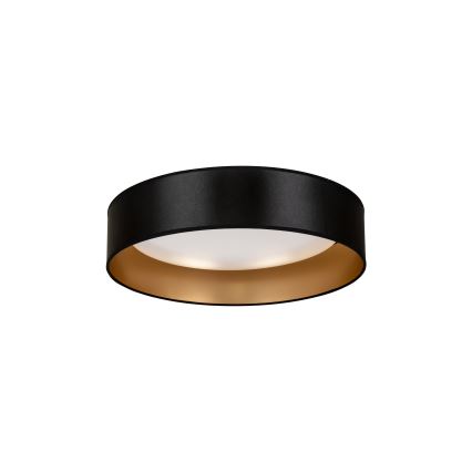 Duolla - Φωτιστικό οροφής LED ROLLER LED/24W/230V διάμετρος 45 cm μαύρο/χρυσό