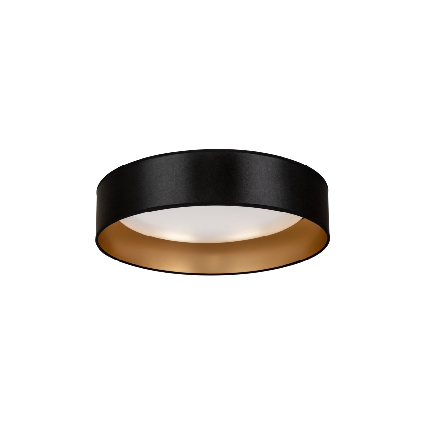 Duolla - Φωτιστικό οροφής LED ROLLER LED/24W/230V διάμετρος 45 cm μαύρο/χρυσό