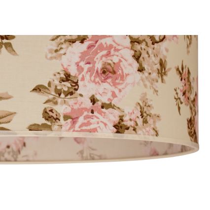 Duolla - Καπέλο φωτιστικού universal ROLLER E27 διάμ. 45 εκ. ρόζ