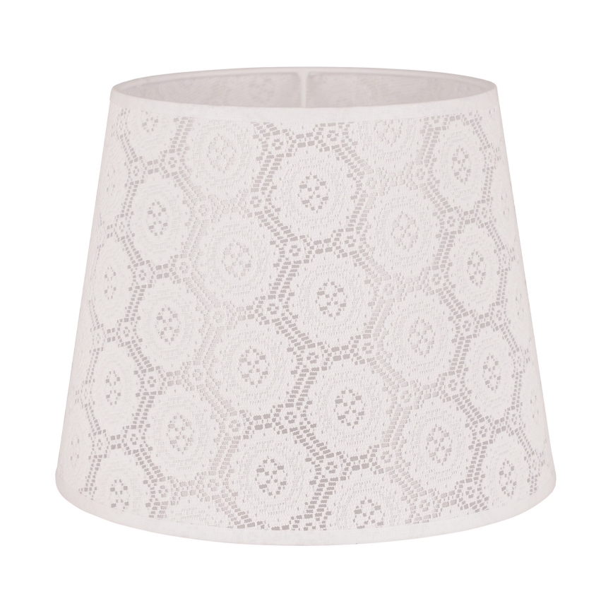 Duolla - Καπέλο για επιτραπέζιο φωτιστικό CLASSIC M E27 διάμ. 24 εκ. λευκό