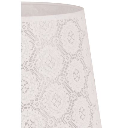 Duolla - Καπέλο για επιτραπέζιο φωτιστικό CLASSIC M E27 διάμ. 24 εκ. λευκό