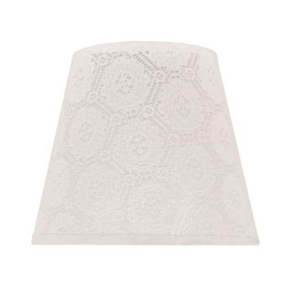 Duolla - Καπέλο για επιτραπέζιο φωτιστικό SOFIA XS E14 διάμ. 18,5 εκ. λευκό