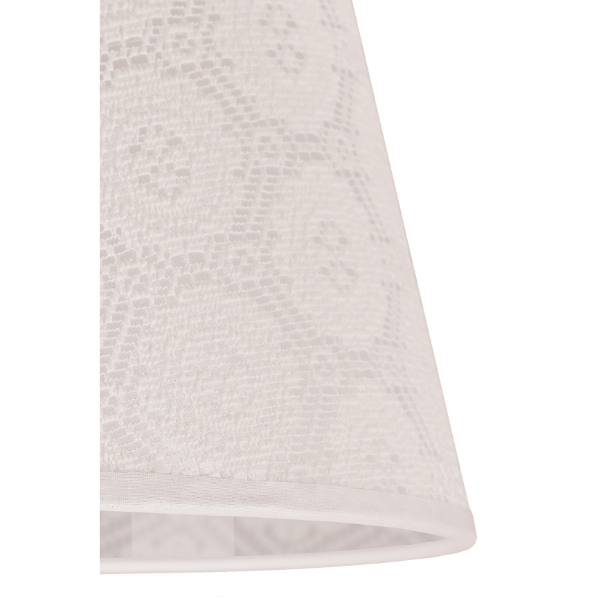 Duolla - Καπέλο για επιτραπέζιο φωτιστικό SOFIA XS E14 διάμ. 18,5 εκ. λευκό