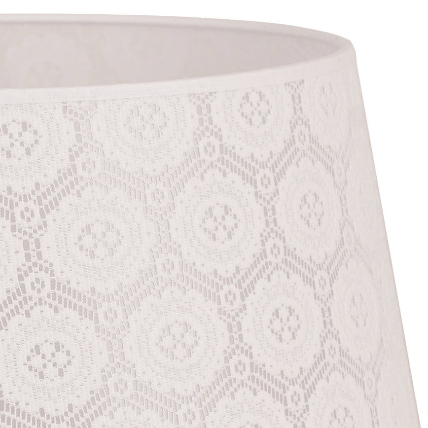 Duolla - Καπέλο για επιδαπέδιο φωτιστικό CLASSIC L E27 διάμ. 38 εκ. λευκό