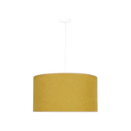 Duolla - Κρεμαστό φωτιστικό οροφής BRISTOL 1xE27/15W/230V διάμετρος 45 cm κίτρινο/λευκό