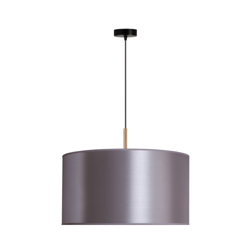 Duolla - Κρεμαστό φωτιστικό οροφής CANNES 1xE27/15W/230V διάμετρος 45 cm ασημί/χάλκινο