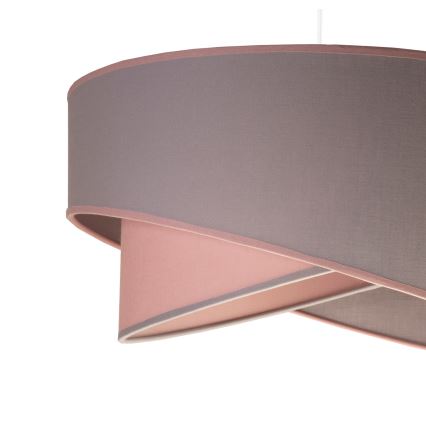 Duolla - Κρεμαστό φωτιστικό οροφής CELLO 1xE27/40W/230V διάμετρος 45 cm ροζ