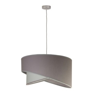 Duolla - Κρεμαστό φωτιστικό οροφής CELLO 1xE27/40W/230V διάμετρος 45 cm γκρι/πράσινο