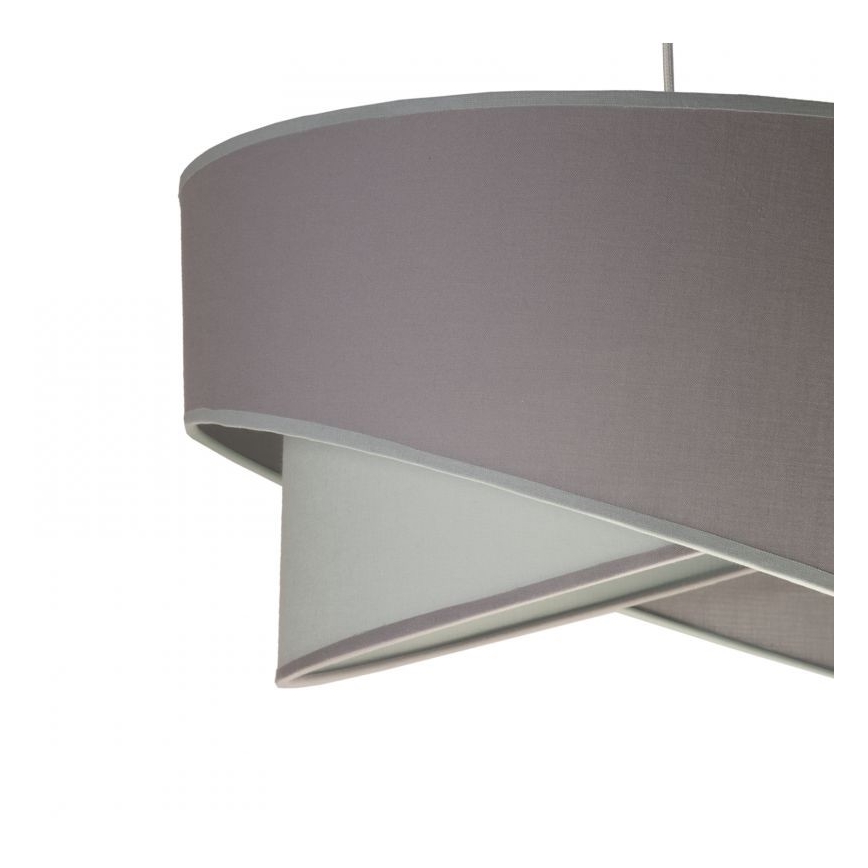 Duolla - Κρεμαστό φωτιστικό οροφής CELLO 1xE27/40W/230V διάμετρος 45 cm γκρι/πράσινο