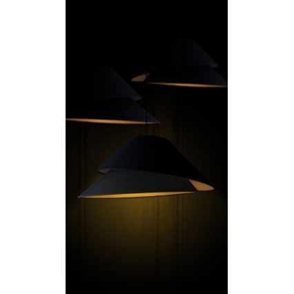 Duolla - Κρεμαστό φωτιστικό οροφής COCO 1xE27/40W/230V διάμετρος 50 cm μαύρο