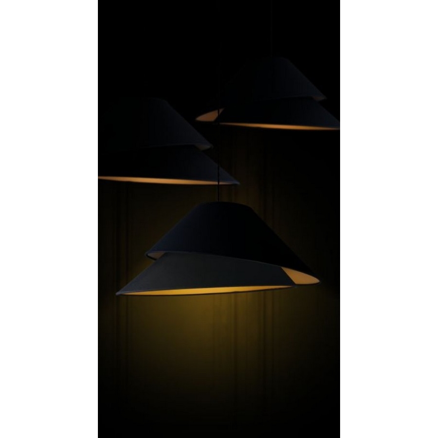 Duolla - Κρεμαστό φωτιστικό οροφής COCO 1xE27/40W/230V διάμετρος 50 cm μαύρο