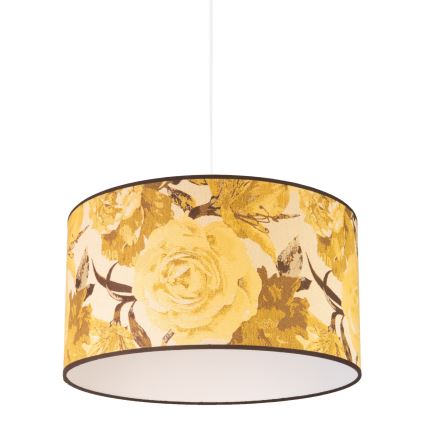 Duolla - Κρεμαστό φωτιστικό οροφής CONSTANCE 1xE27/40W/230V διάμετρος 45 cm κίτρινο