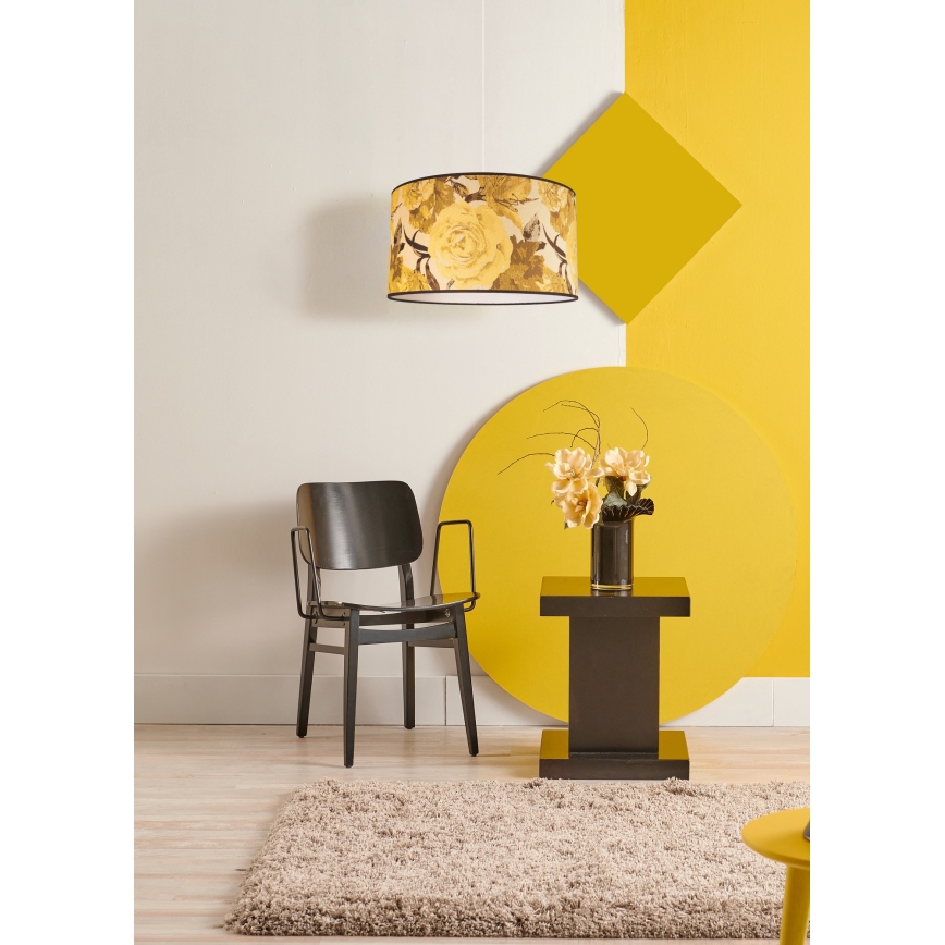 Duolla - Κρεμαστό φωτιστικό οροφής CONSTANCE 1xE27/40W/230V διάμετρος 45 cm κίτρινο