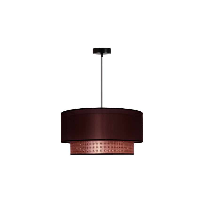 Duolla - Κρεμαστό φωτιστικό οροφής COPPER SHINY 1xE27/15W/230V διάμετρος 45 cm καφέ/χαλκός