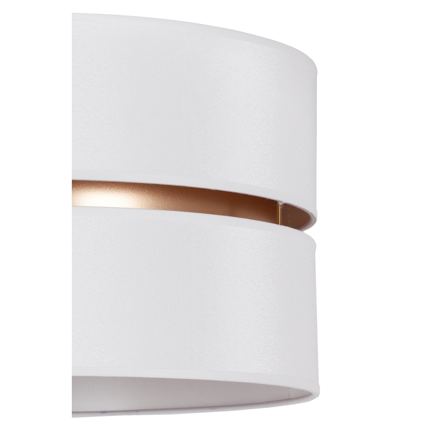 Duolla - Κρεμαστό φωτιστικό οροφής DUO 1xE27/15W/230V διάμετρος 40 cm λευκό/χρυσό