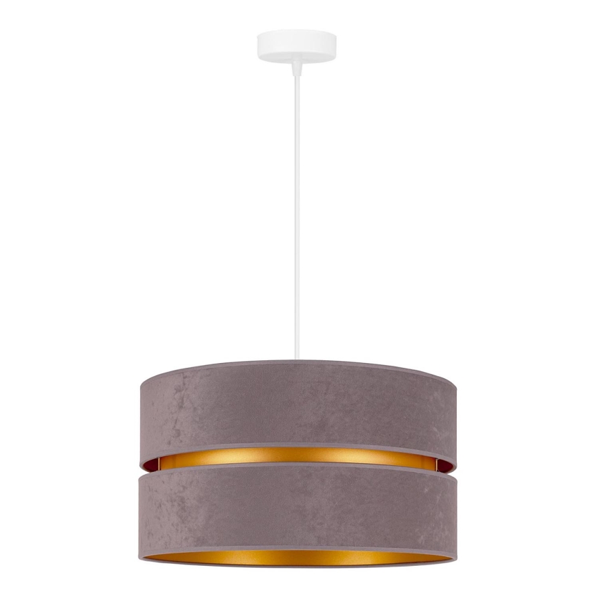 Duolla - Κρεμαστό φωτιστικό οροφής DUO 1xE27/15W/230V διάμετρος 40 cm γκρι