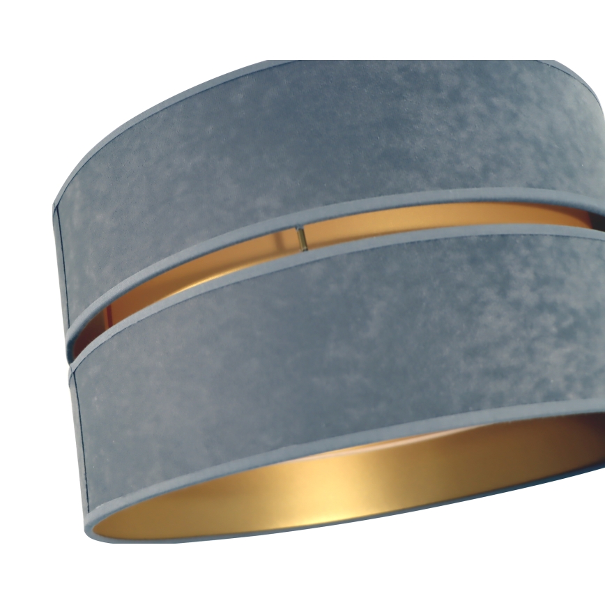 Duolla - Κρεμαστό φωτιστικό οροφής DUO 1xE27/15W/230V διάμετρος 40 cm γκρι