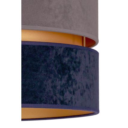 Duolla - Κρεμαστό φωτιστικό οροφής DUO 1xE27/15W/230V διάμετρος 40 cm μπλε