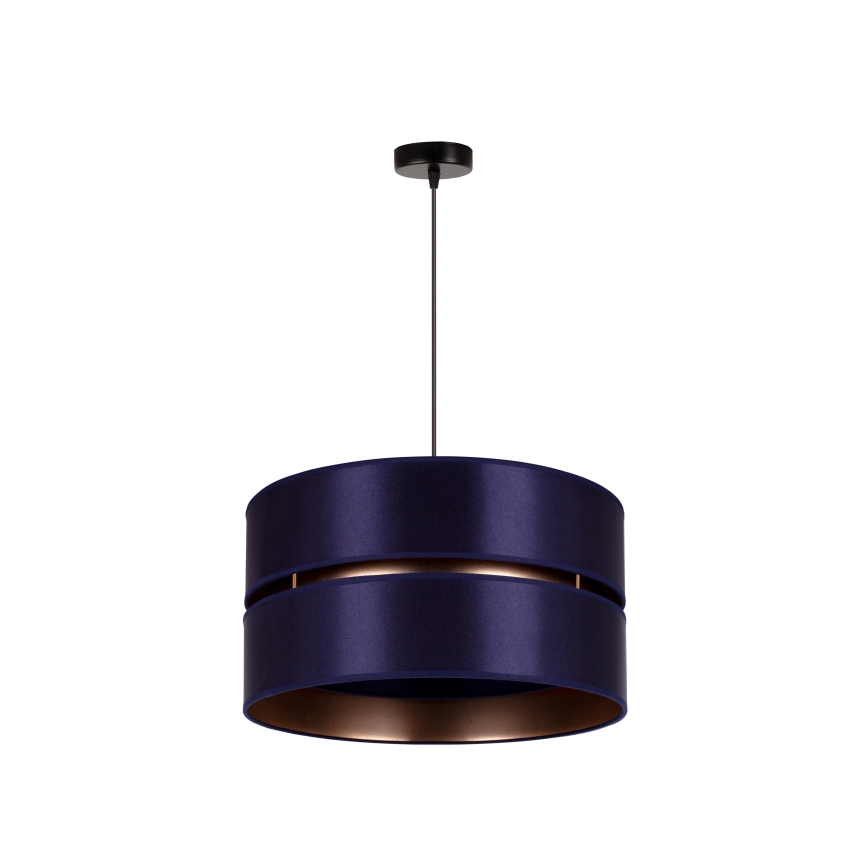 Duolla - Κρεμαστό φωτιστικό οροφής DUO 1xE27/15W/230V διάμετρος 40 cm μπλε/χρυσό