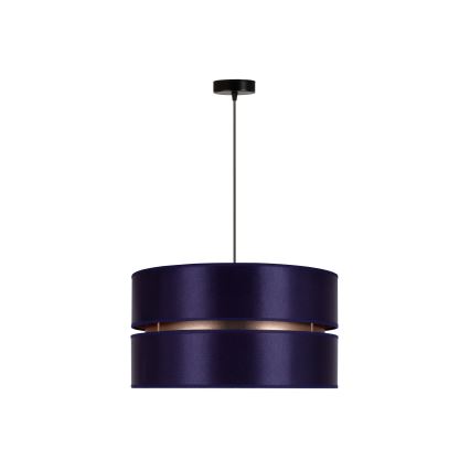 Duolla - Κρεμαστό φωτιστικό οροφής DUO 1xE27/15W/230V διάμετρος 40 cm μπλε/χρυσό