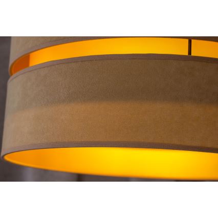 Duolla - Κρεμαστό φωτιστικό οροφής DUO 1xE27/15W/230V διάμετρος 40 cm μπεζ