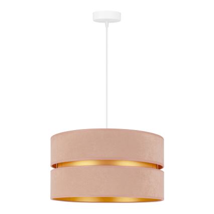 Duolla - Κρεμαστό φωτιστικό οροφής DUO 1xE27/15W/230V διάμετρος 40 cm μπεζ