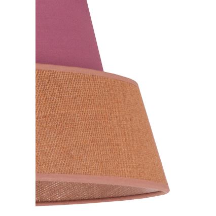 Duolla - Κρεμαστό φωτιστικό οροφής GALAXY 1xE27/40W/230V διάμετρος 50 cm ροζ