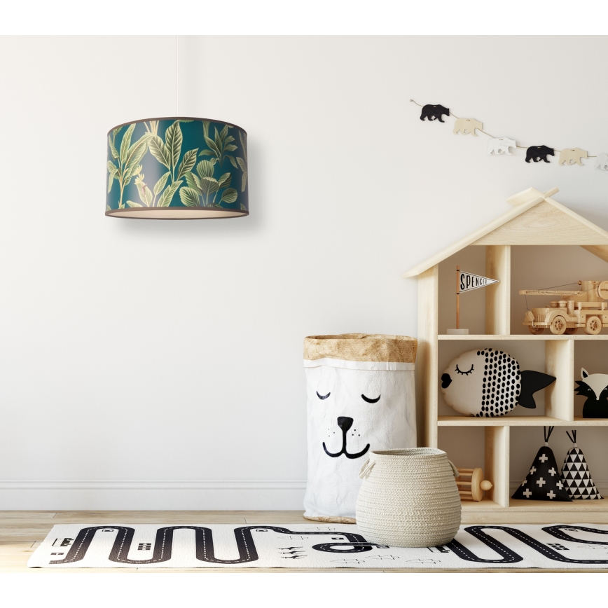 Duolla - Κρεμαστό φωτιστικό οροφής GOLD LEAVES 1xE27/15W/230V διάμετρος 35 cm