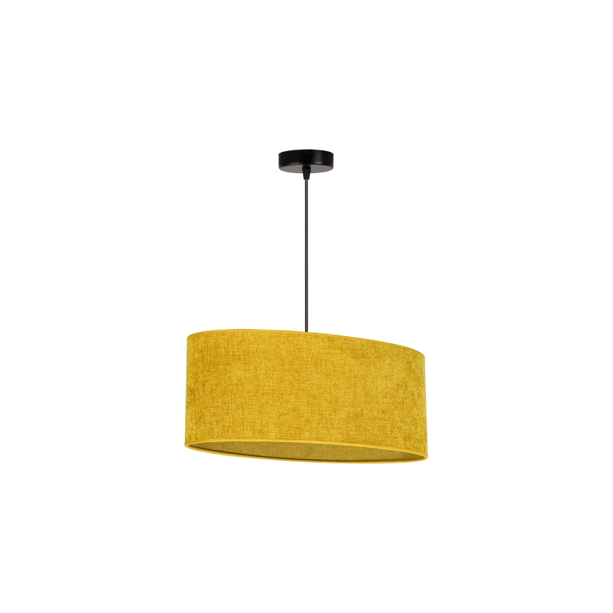 Duolla - Κρεμαστό φωτιστικό οροφής OVAL 1xE27/15W/230V καφέ