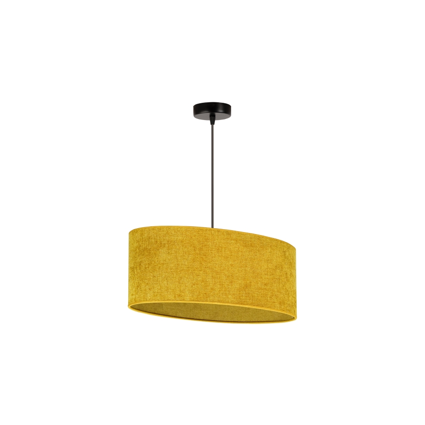 Duolla - Κρεμαστό φωτιστικό οροφής OVAL 1xE27/15W/230V καφέ