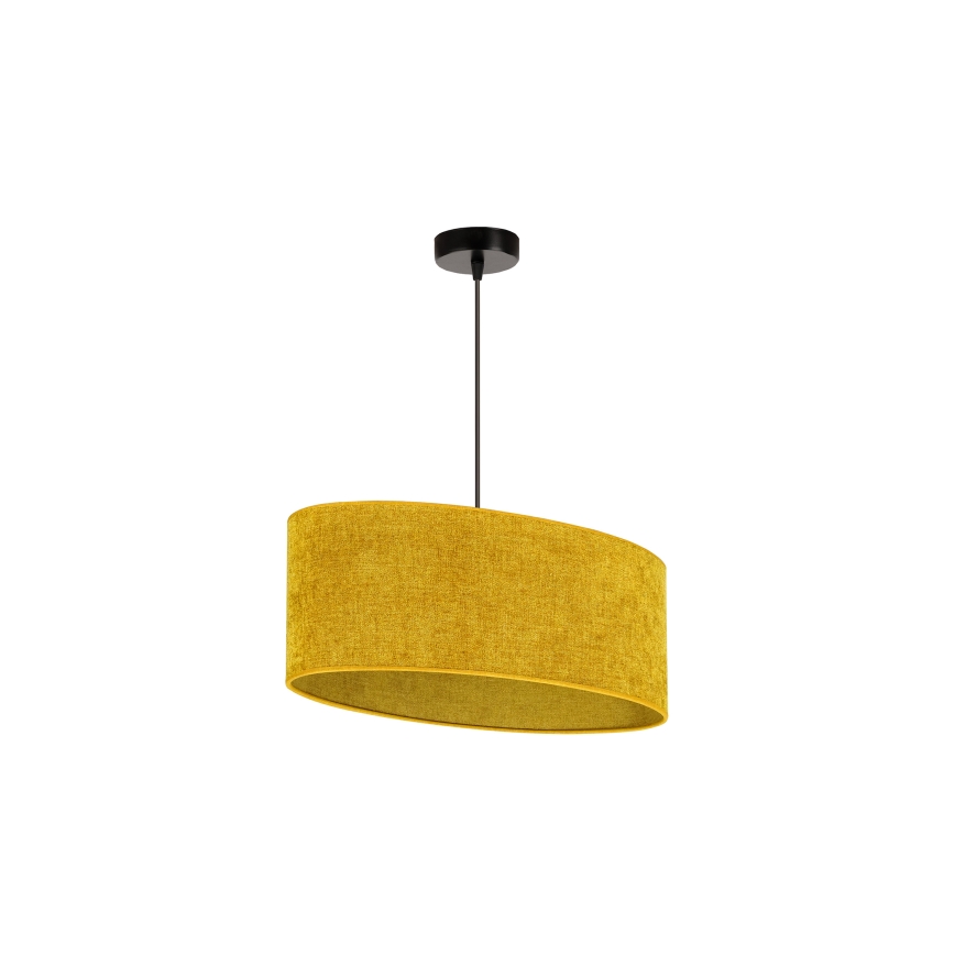 Duolla - Κρεμαστό φωτιστικό οροφής OVAL 1xE27/15W/230V καφέ